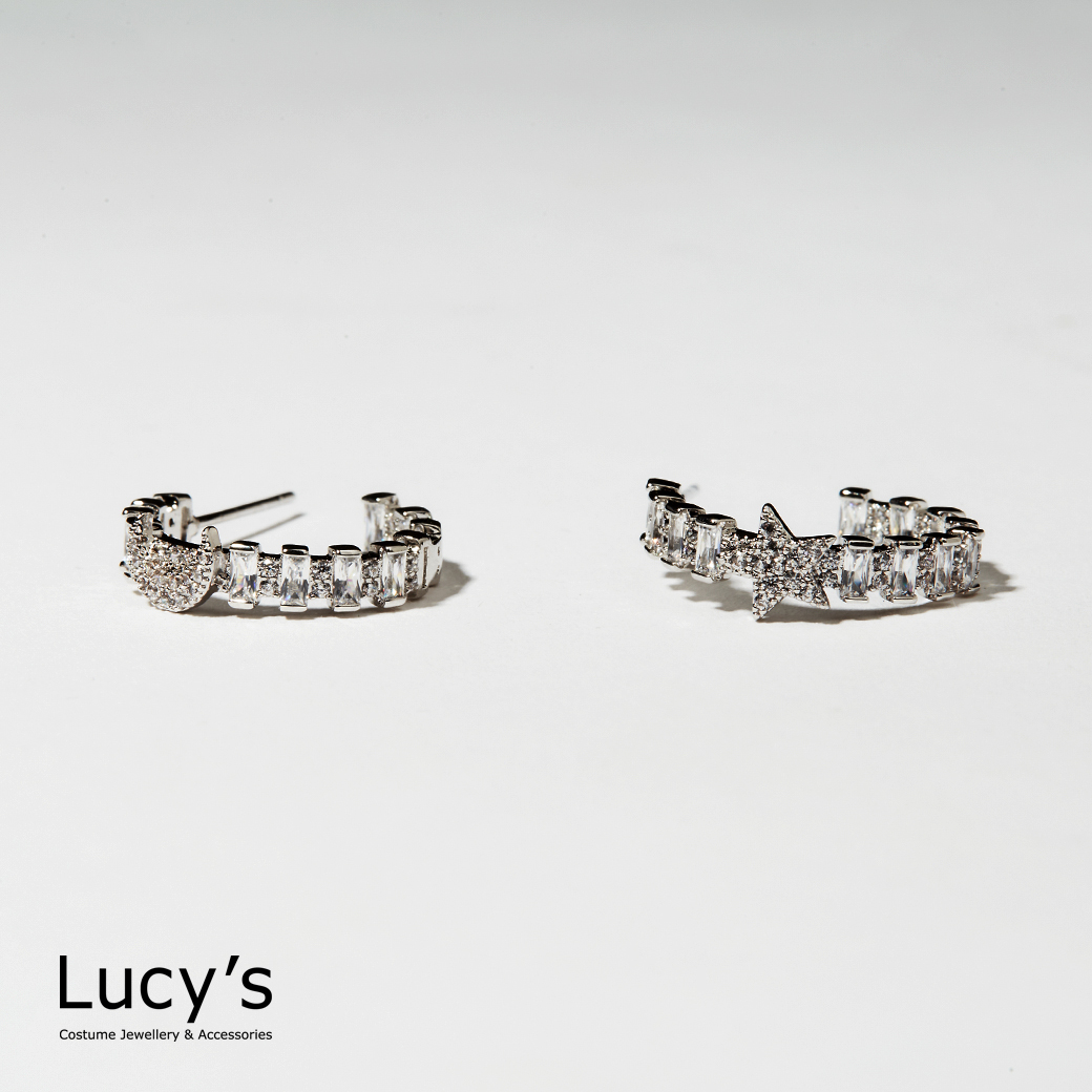 星月交輝 耳環 (112828)