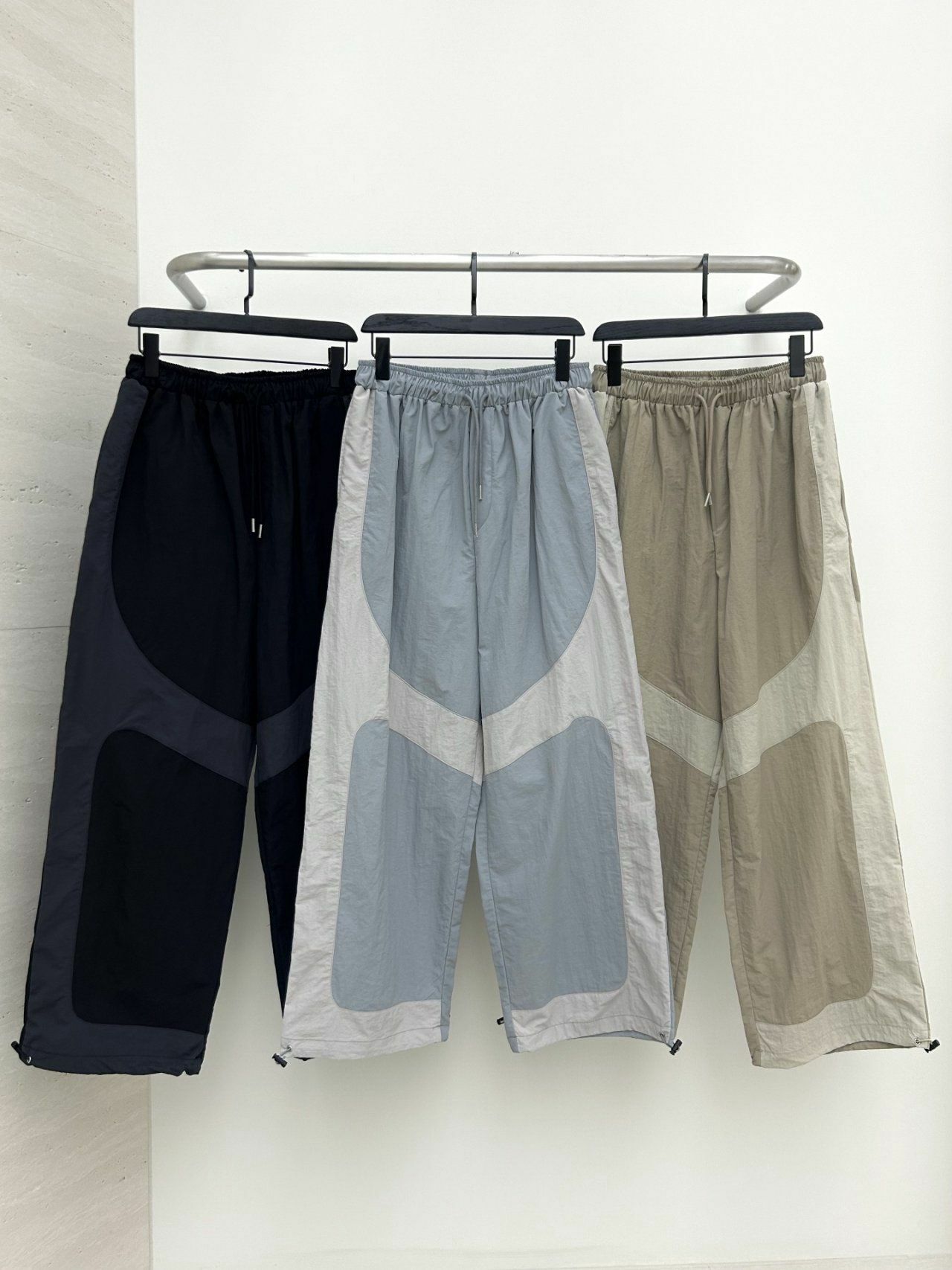 拼色可束腳鬆身褲 Hestory-033P