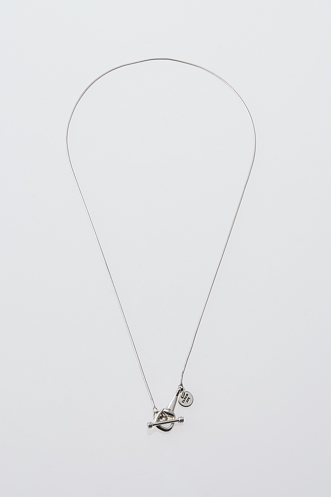 XOLO JEWELRY SNAKE LINK NECKLACE WITH HORSE BIT