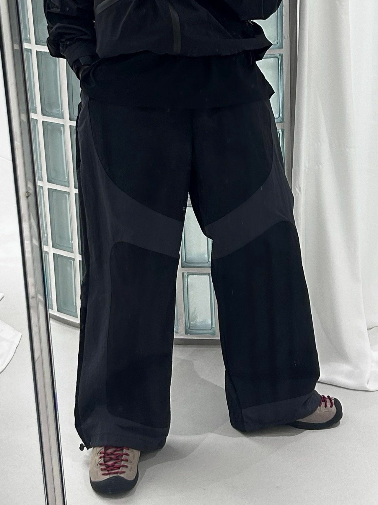 拼色可束腳鬆身褲 Hestory-033P