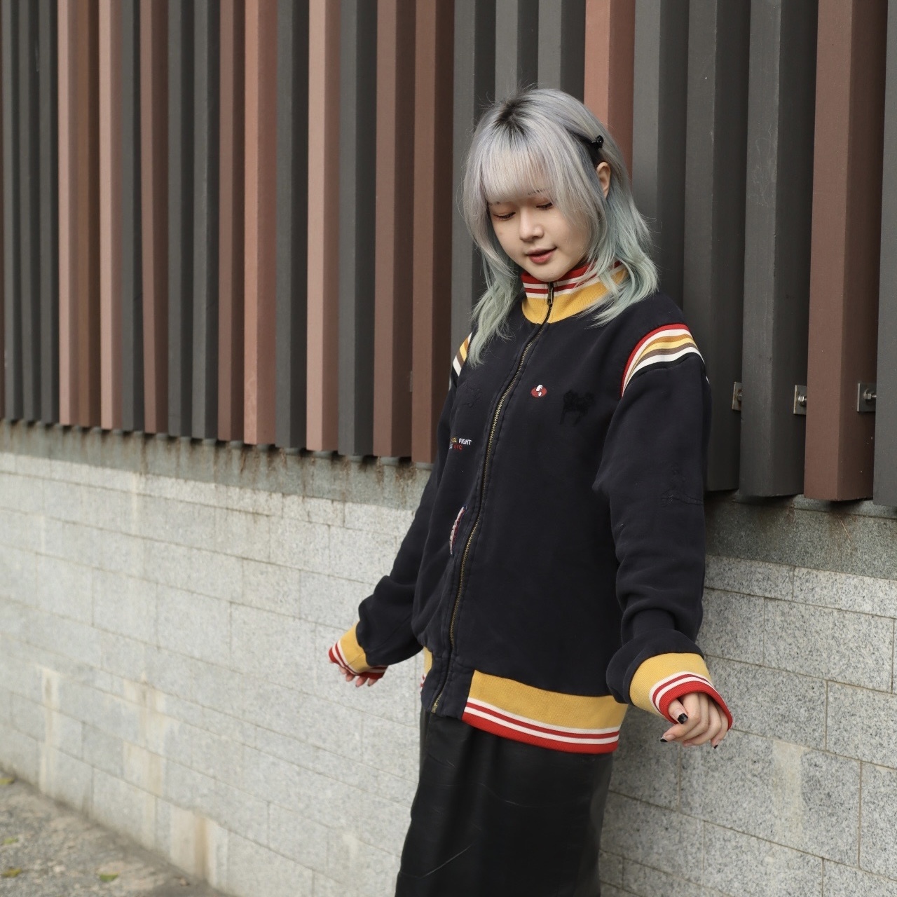 Vintage GAUOI 泰拳圖案運動外套