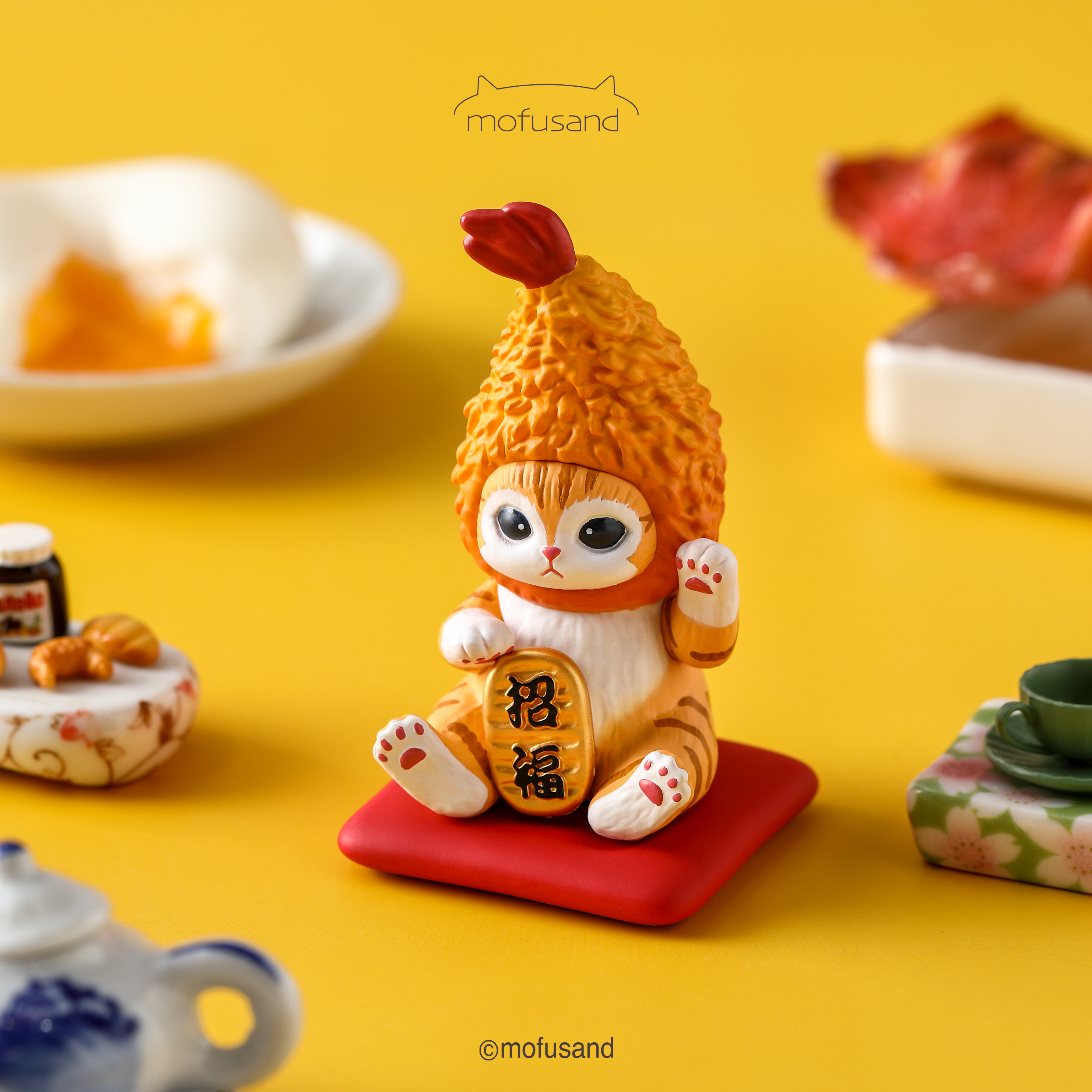 貓福珊迪 招財公仔 ( 鯊魚/炸蝦 )