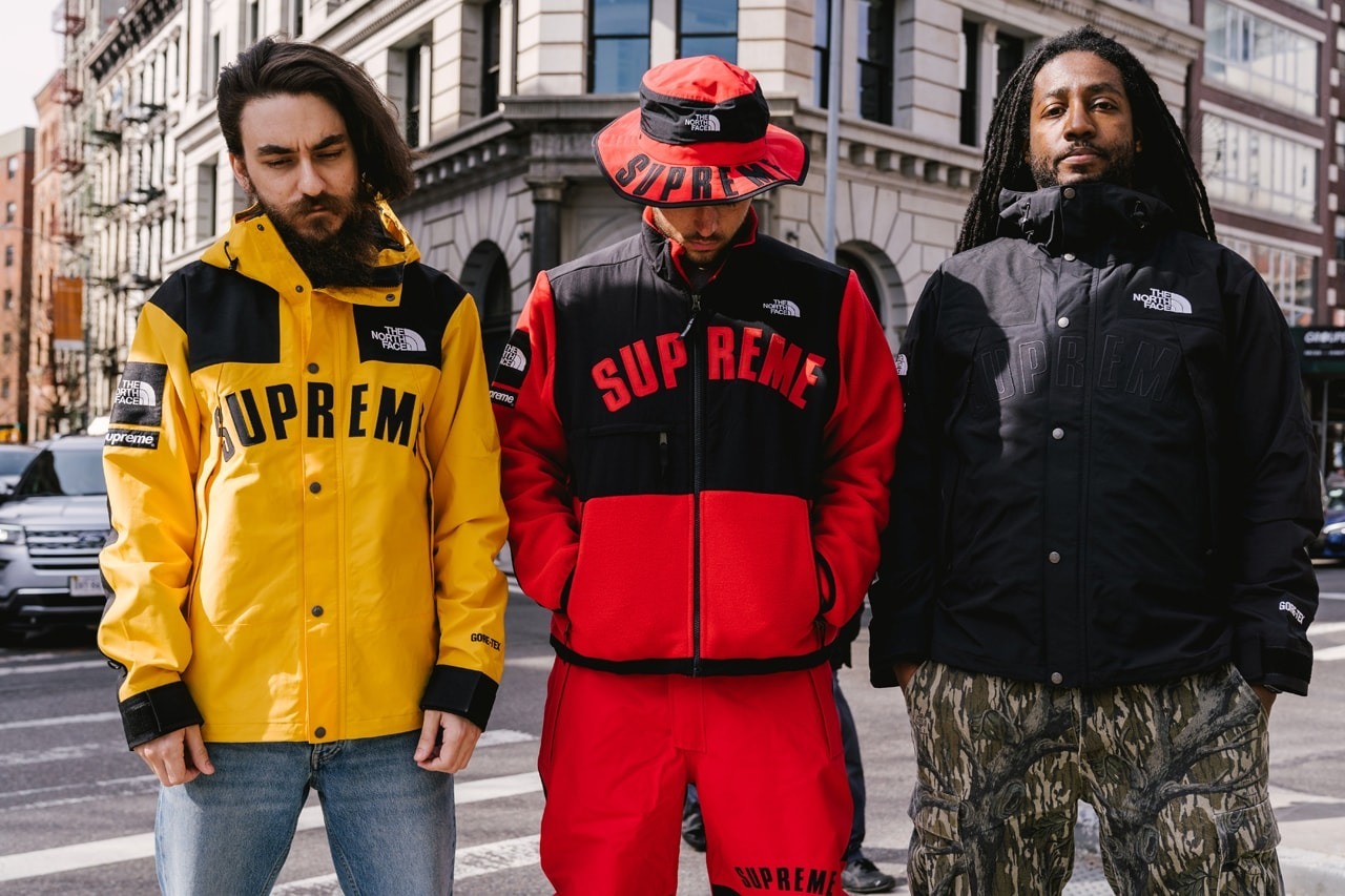 SUPREME X THE NORTH FACE ARC LOGO DENALI FLEECE JACKET