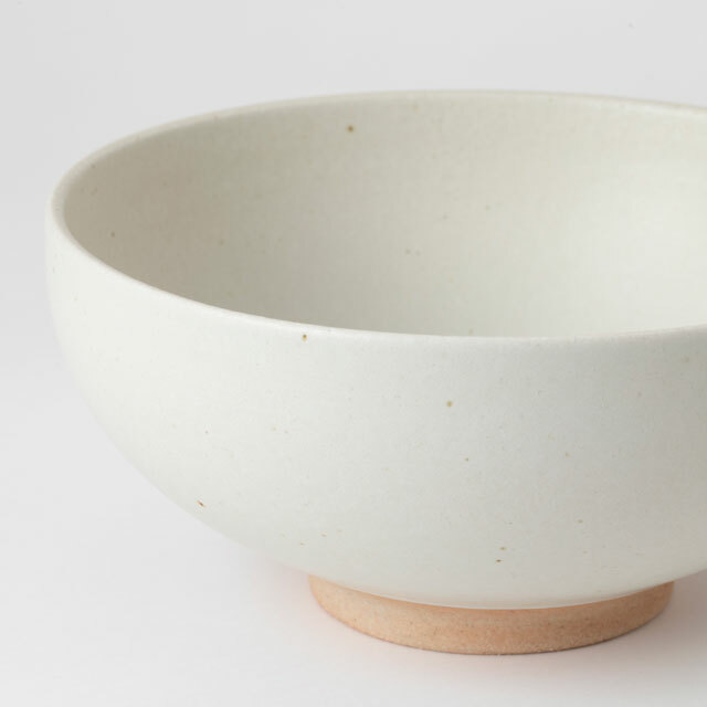 中川政七-信樂燒麵缽 / 並白