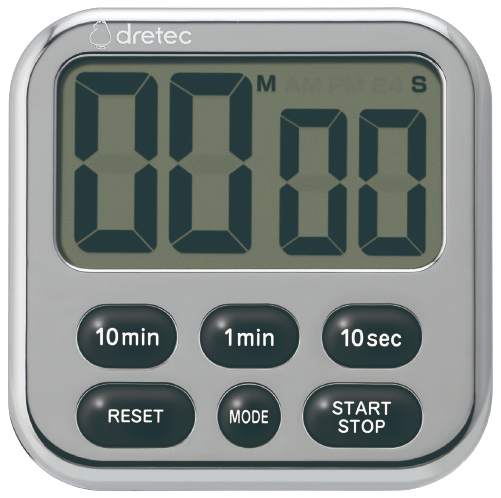 Dretec Shabon6 大螢幕時鐘計時器 T-634