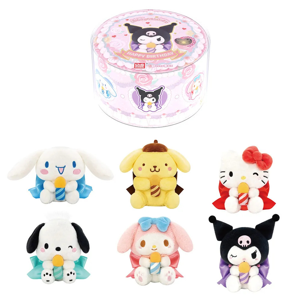 《  三麗鷗 》 三麗鷗生日許願驚喜玩偶(隨機出貨)