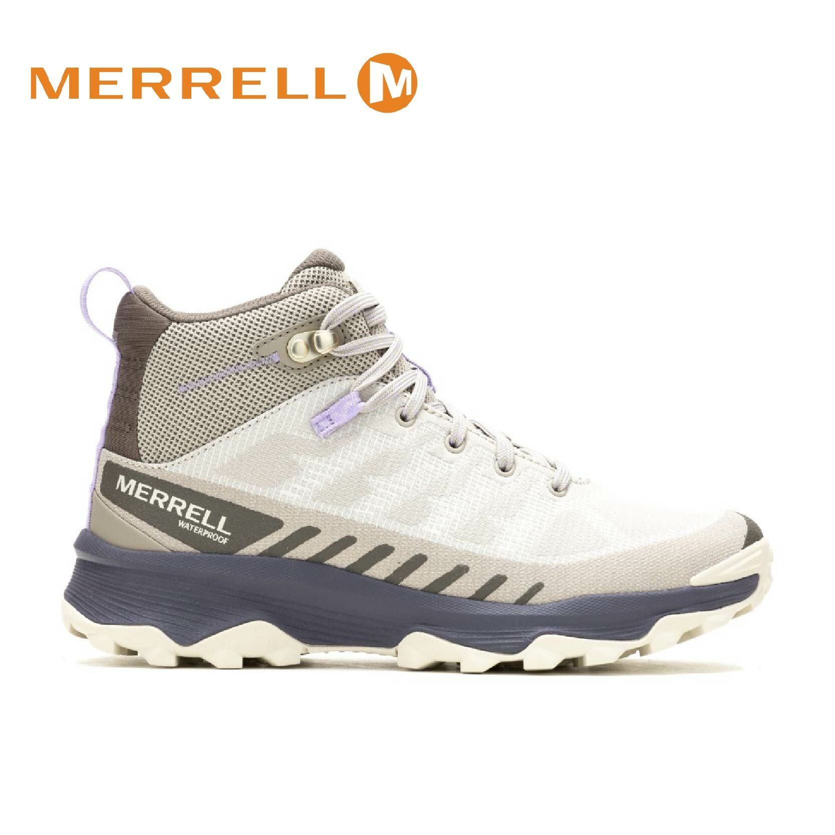 MERRELL 美國 SPEED ECO MID WATERPROOF 中筒防水健行鞋 淺紫 女款 登山/戶外/旅遊 32ML037864