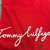 [S] TOMMY HILFIGER LOGO T-SHIRT,RED, 76J3250-600 (STH610)