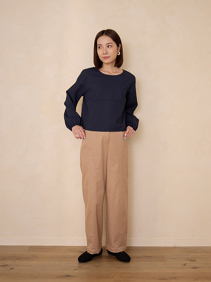 協奏曲直筒長寬褲-散步邀約