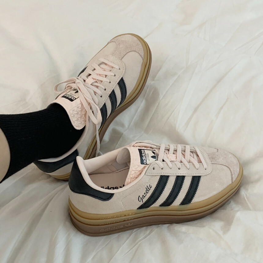 Adidas Originals Gazelle Bold 燕麥奶茶 焦糖底 結構 厚底 增高 IE0429