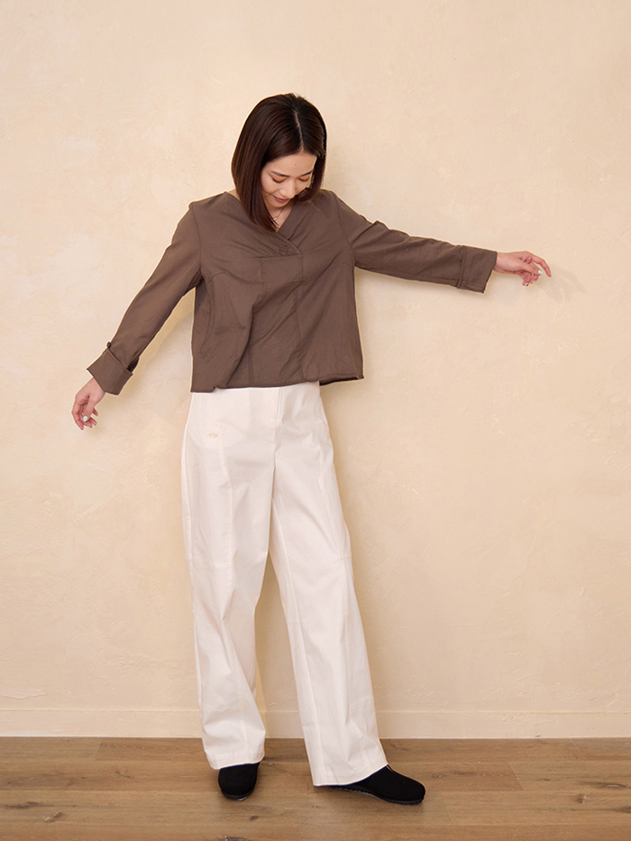 協奏曲直筒長寬褲-親密愛人