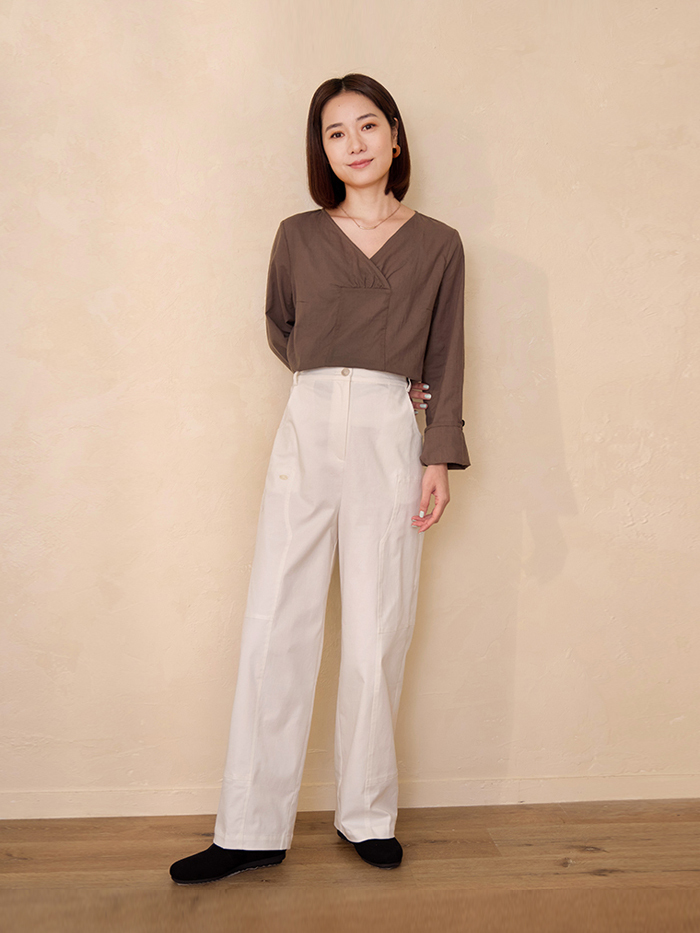 協奏曲直筒長寬褲-親密愛人