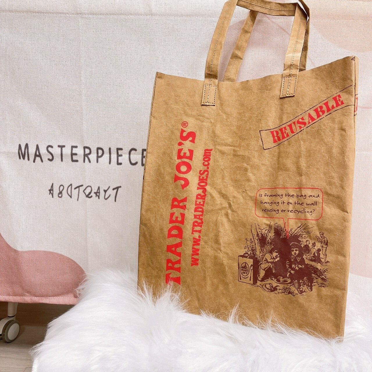 【現貨】Trader Joe's 購物袋 防真紙袋 環保袋