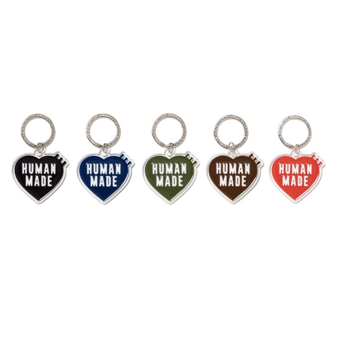 HUMAN MADE ❤️ HEART KEYRING キーホルダー 全5色セット HUMAN MADE HEART KEYRING – HUMAN MADE Inc.