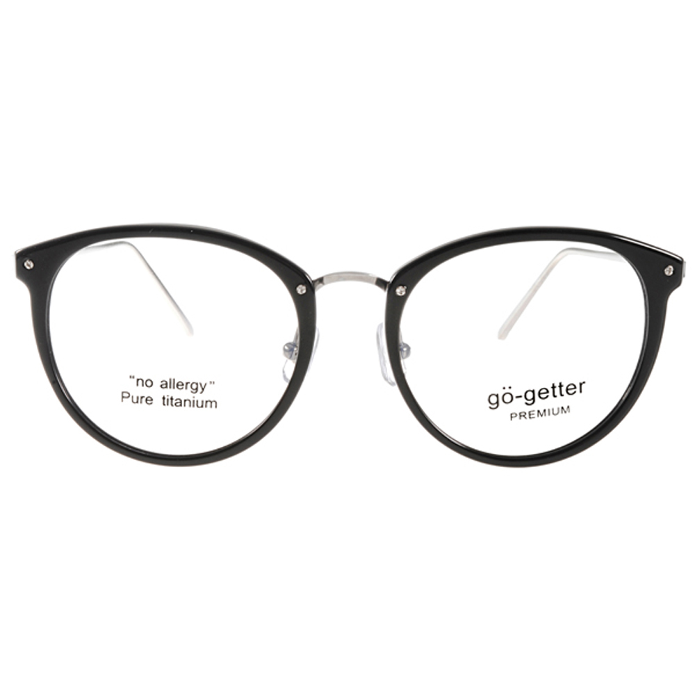 【Go-Getter】GO2035 C03 鈦系列 時尚工藝波士頓圓框光學眼鏡