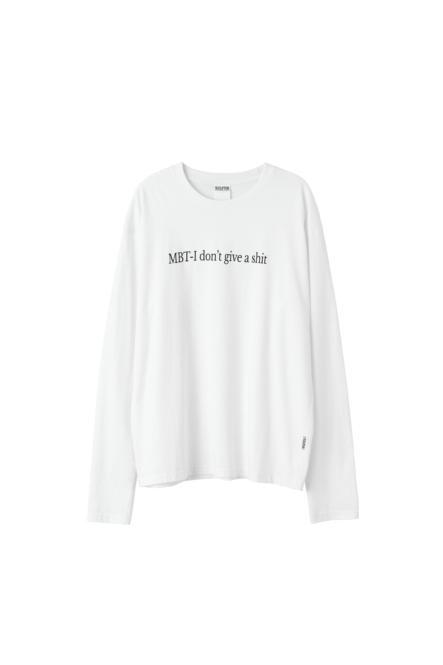 SCULPTOR - Washed Long Sleeve Tee Washed (White)