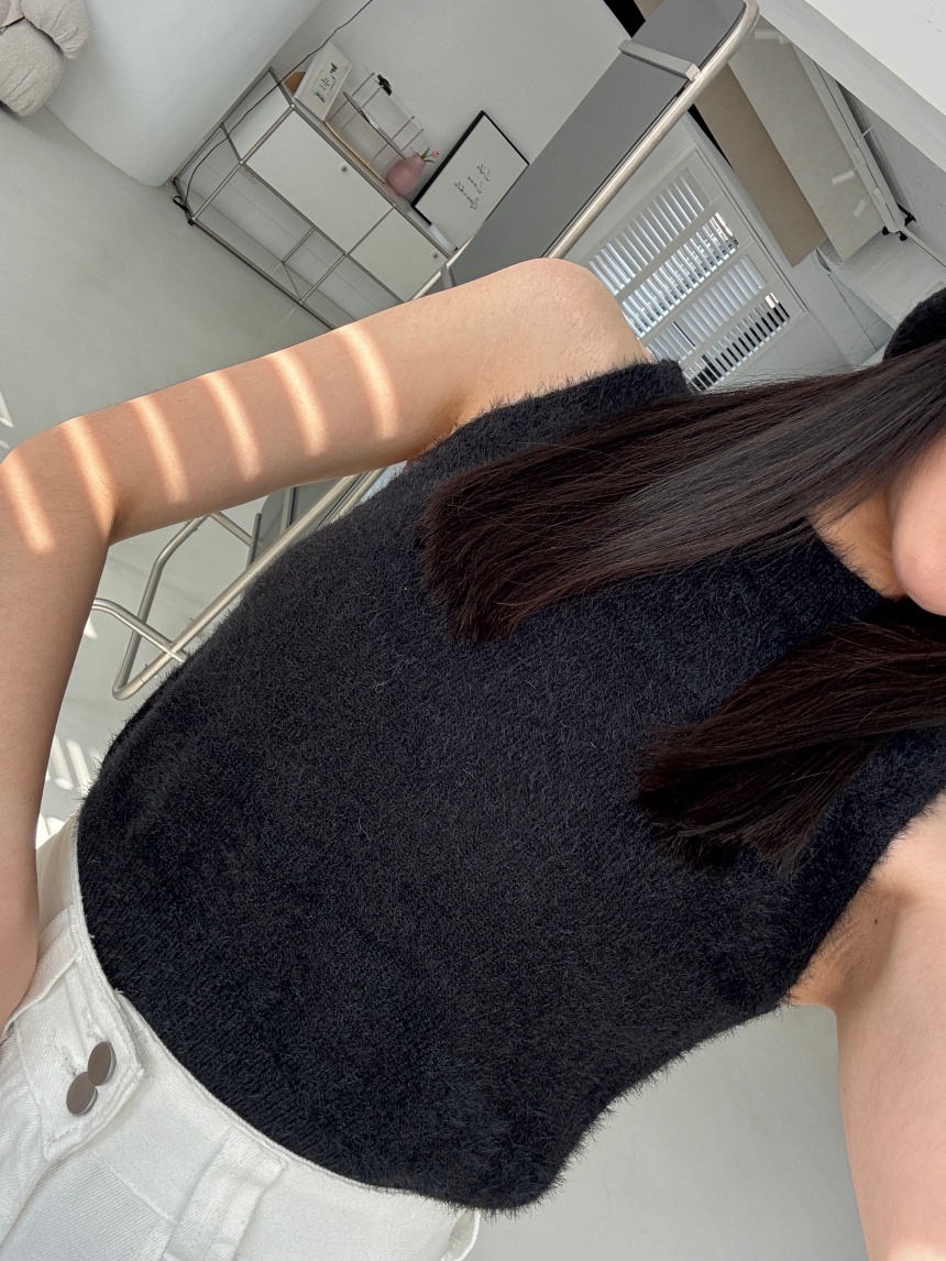 馬海毛背心*3色