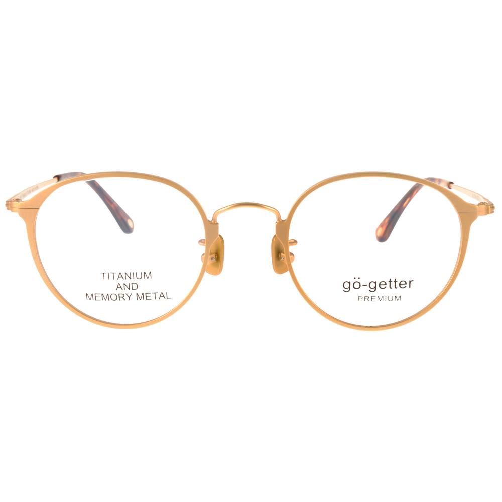 【Go-Getter】GO3014 C04 β鈦系列 休閒圓框光學眼鏡