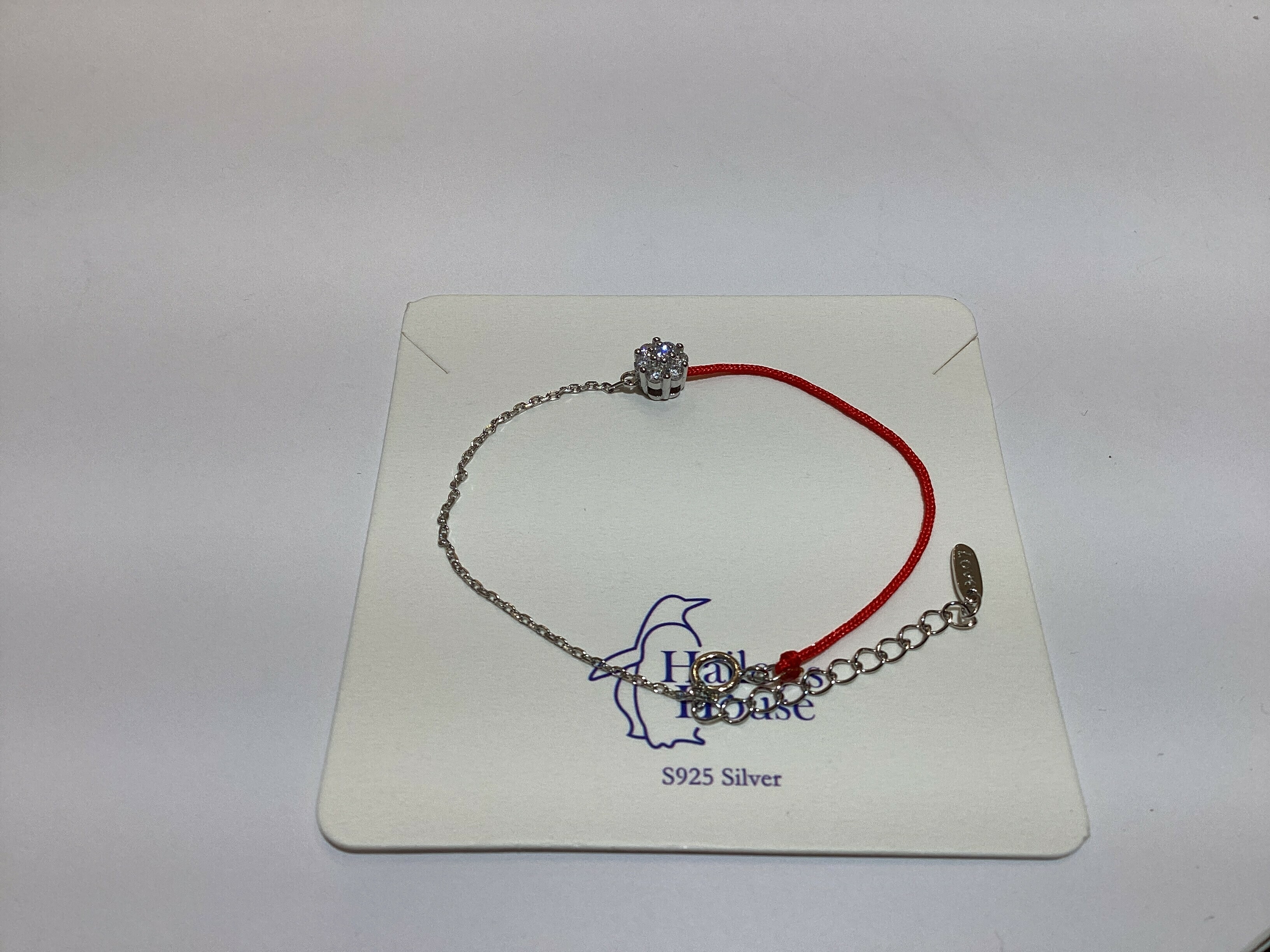 小皇冠半半紅繩