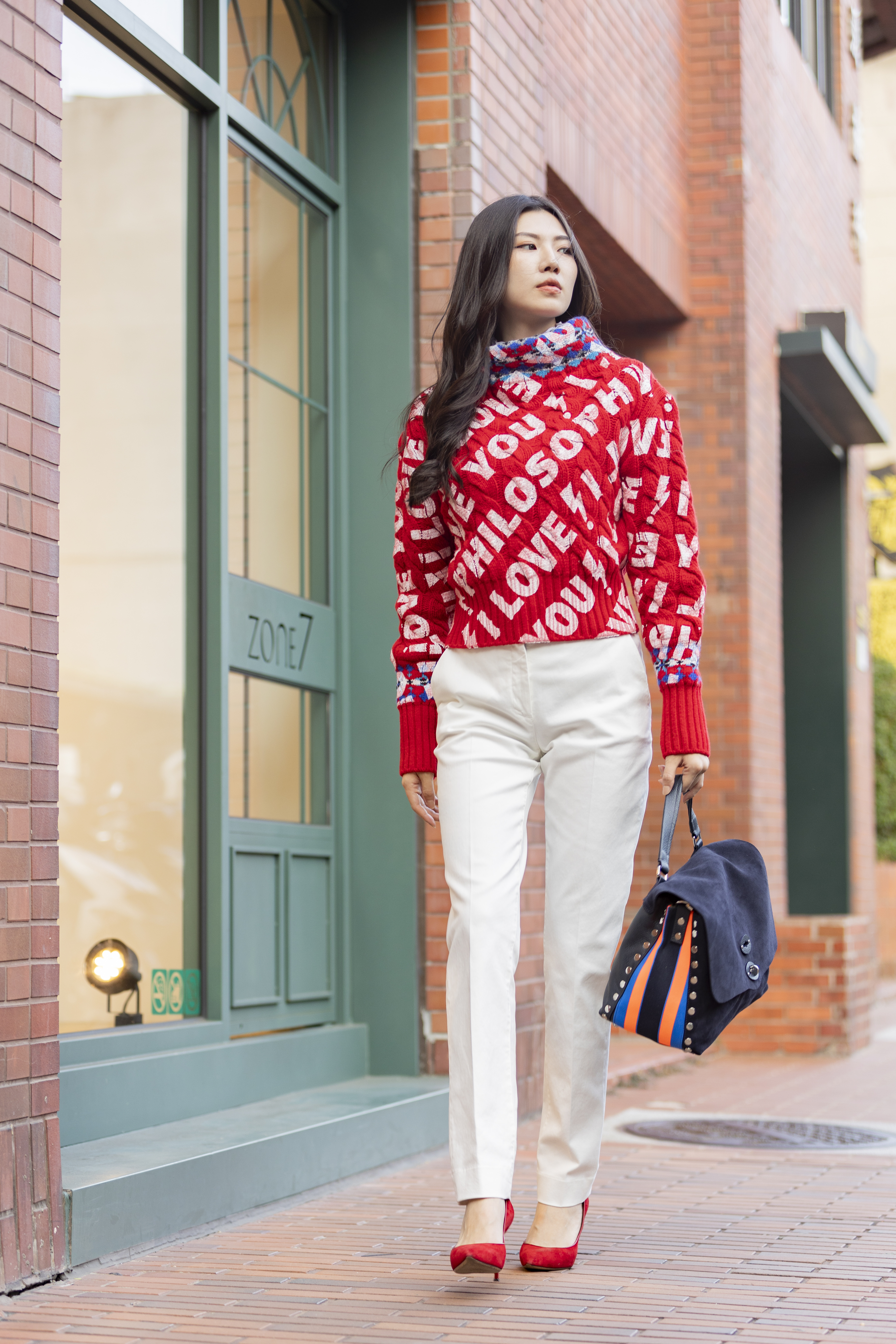 Antonelli Firenze 雙口袋長褲(白)