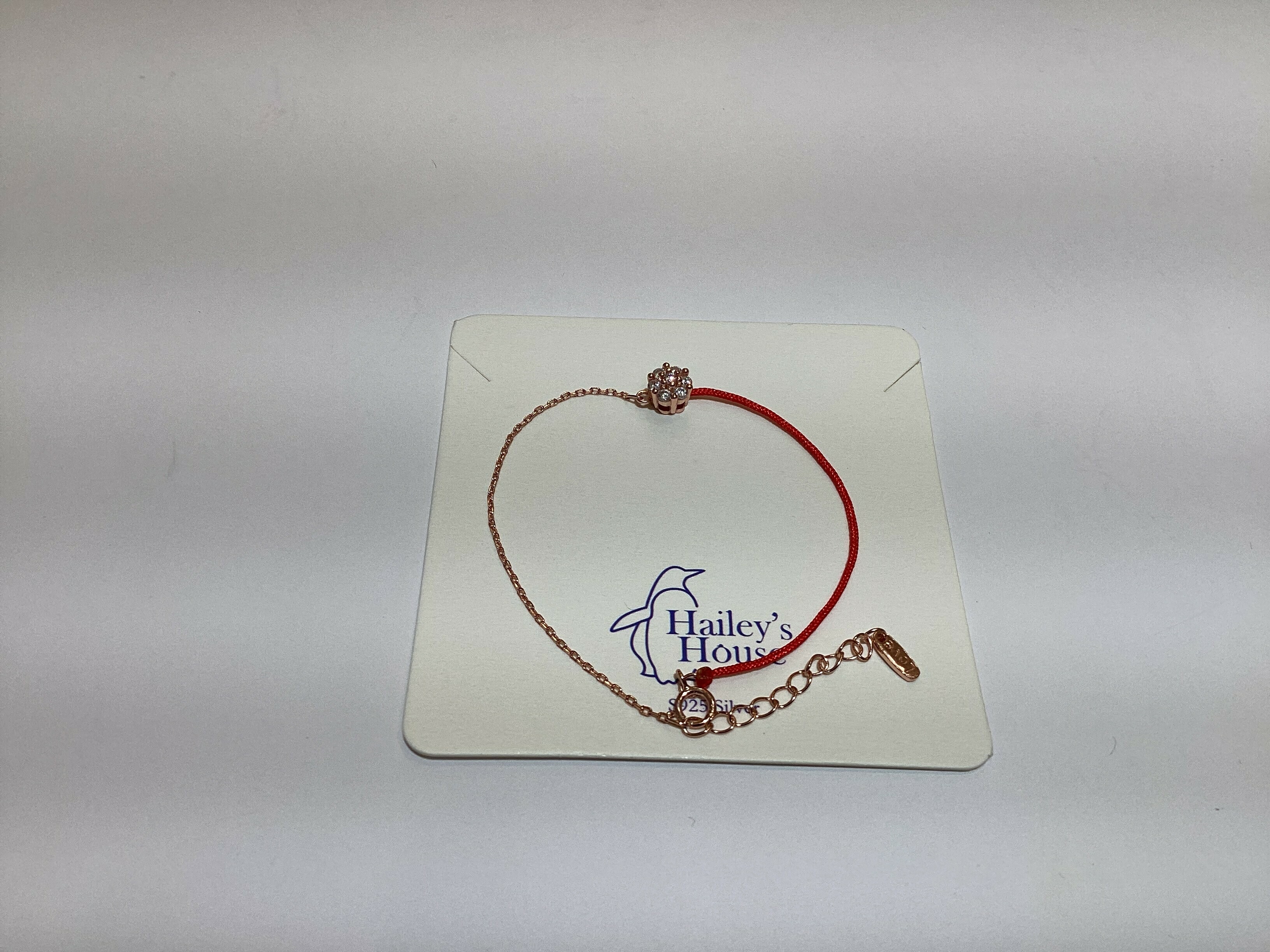 小皇冠半半紅繩