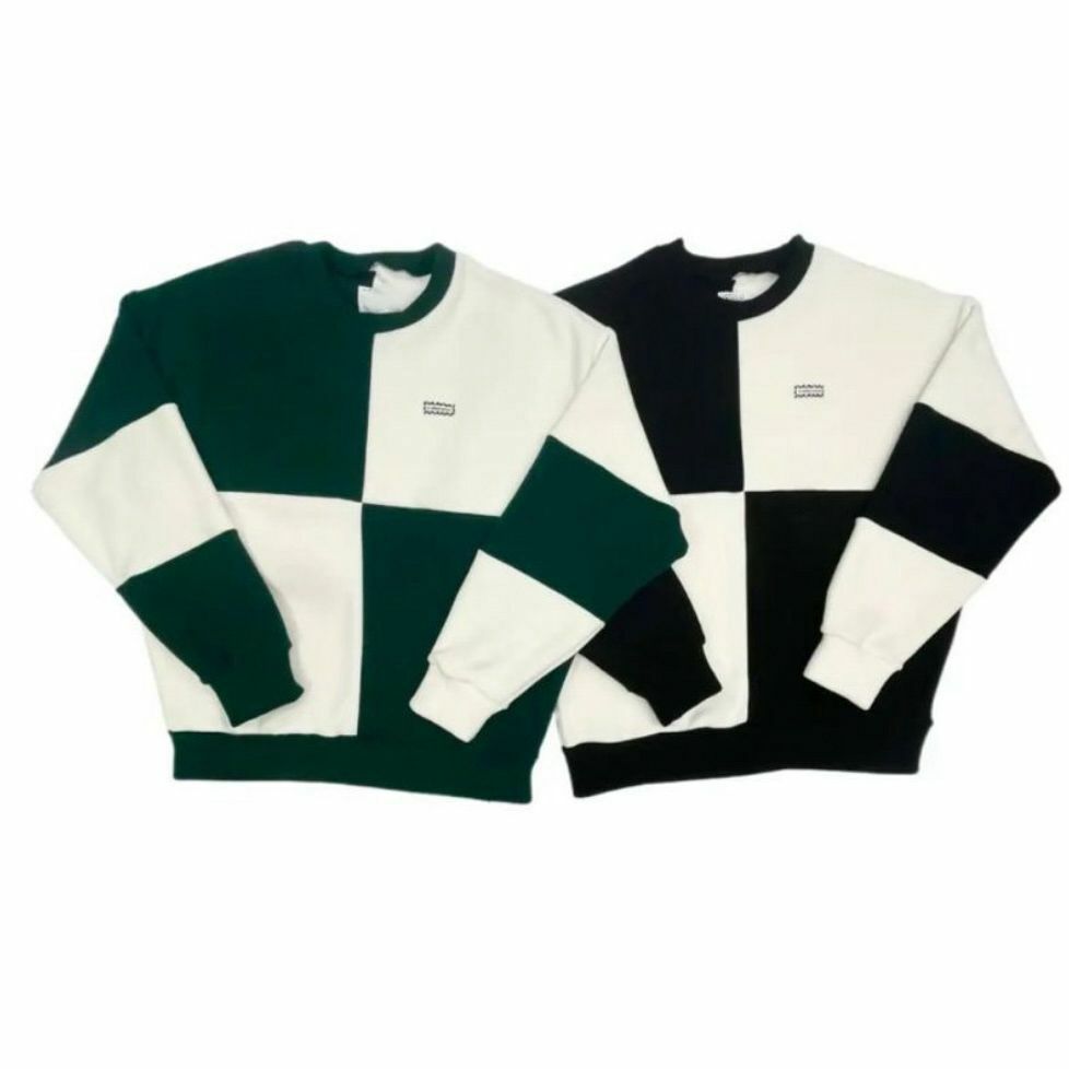 拼格毛毛衛衣 T5274