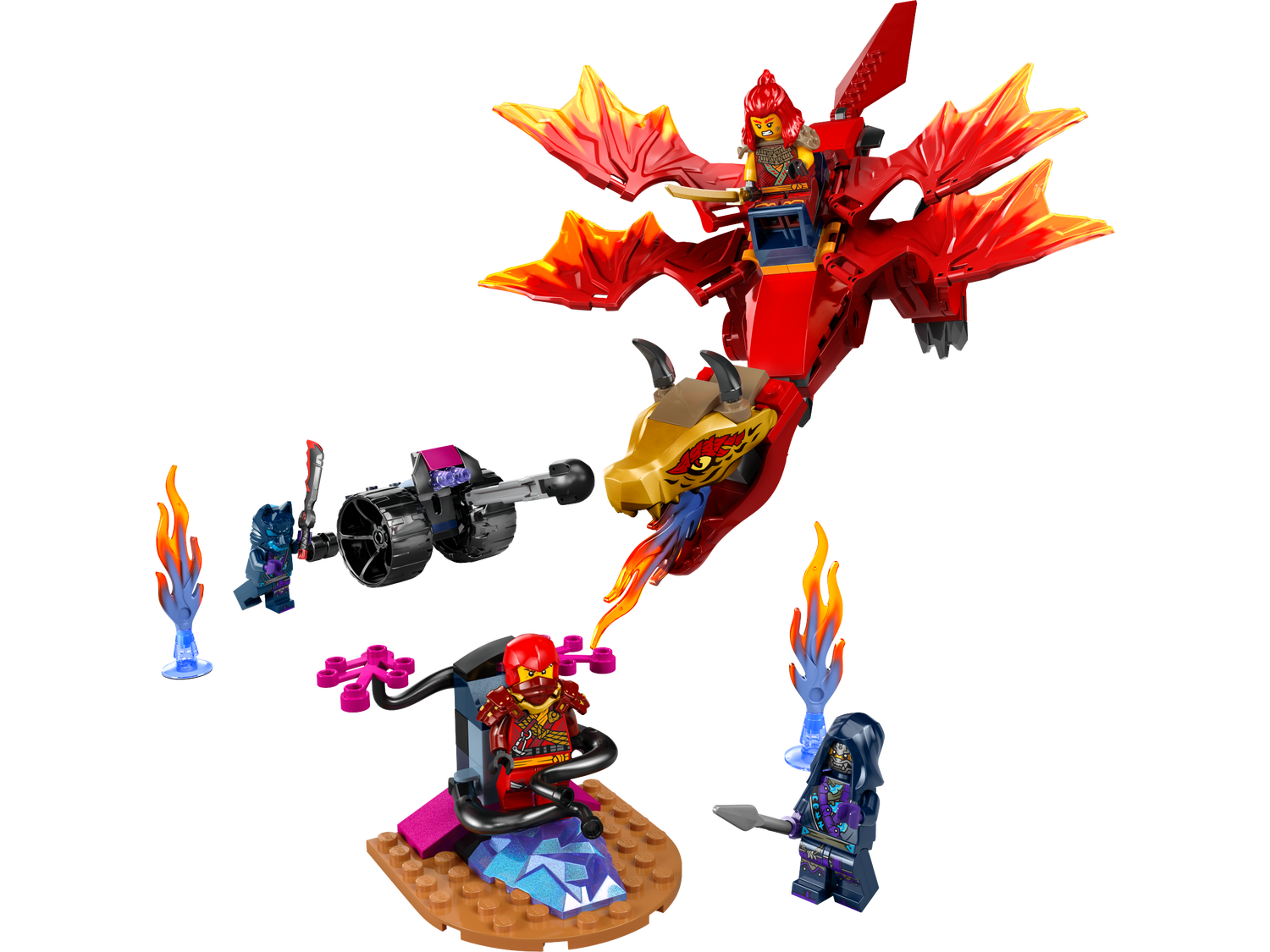 LEGO® 71815 NINJAGO® : 赤地的來源龍之戰