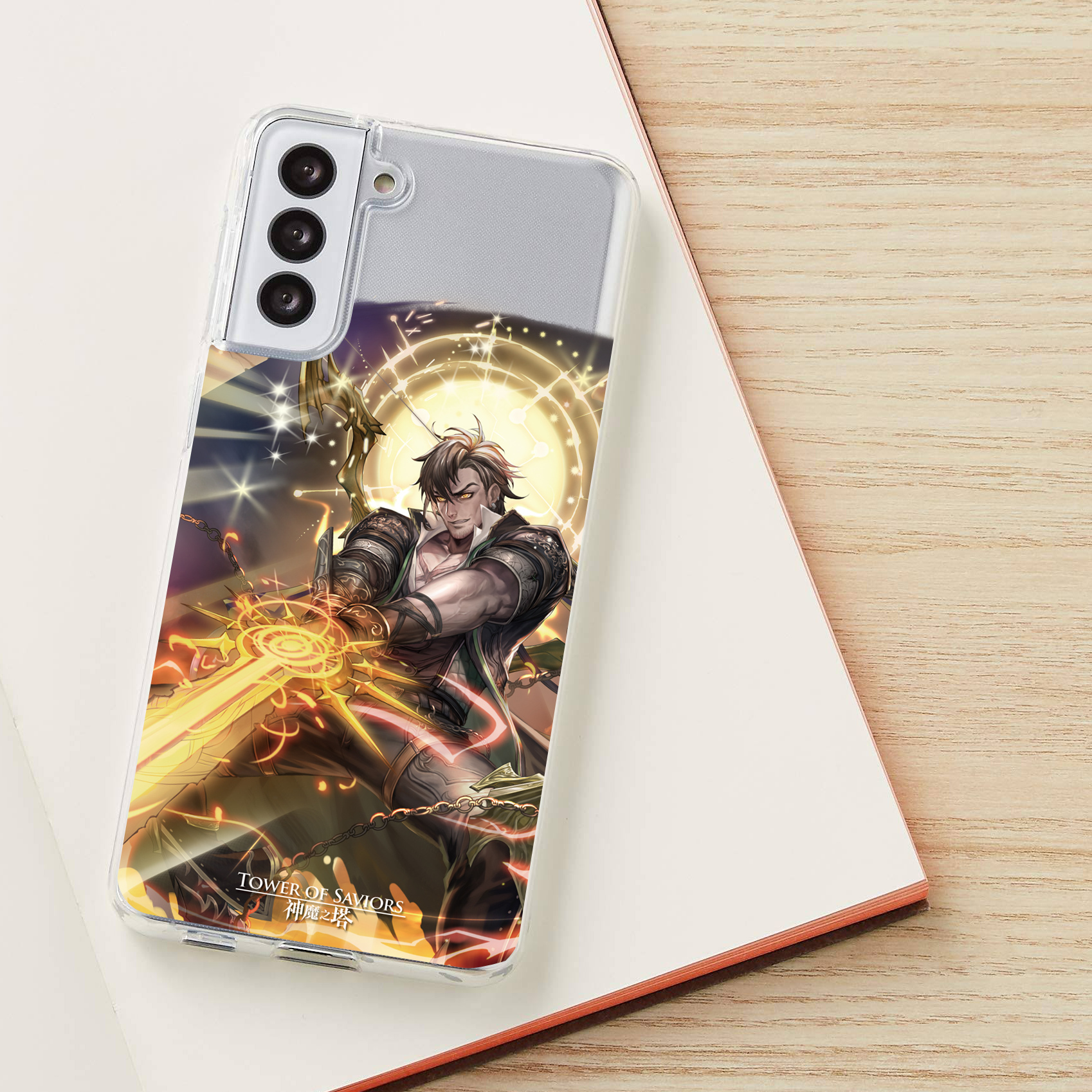 《神魔之塔》黑金三星手機殼（尼祿/普羅米修斯）