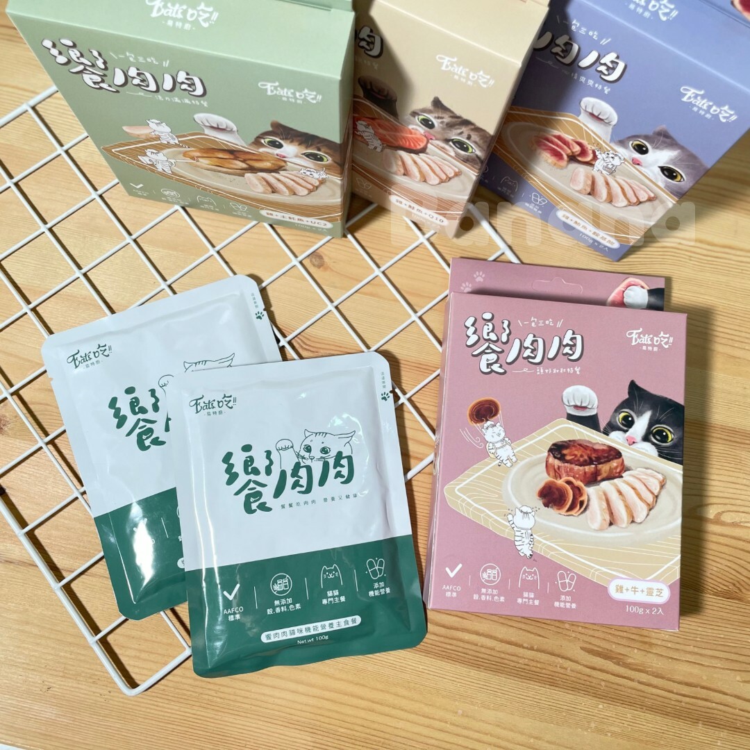 Eat's 易特廚｜饗肉肉貓咪主食餐包 100g