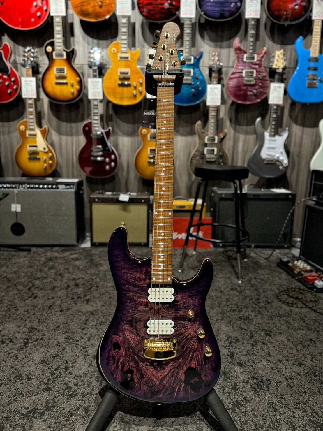 Music Man Jason Richardson Cutlass HH Majora Purple 公司貨【宛伶樂器】