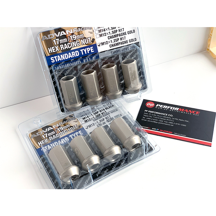 ADVAN Racing NUT GOLD
