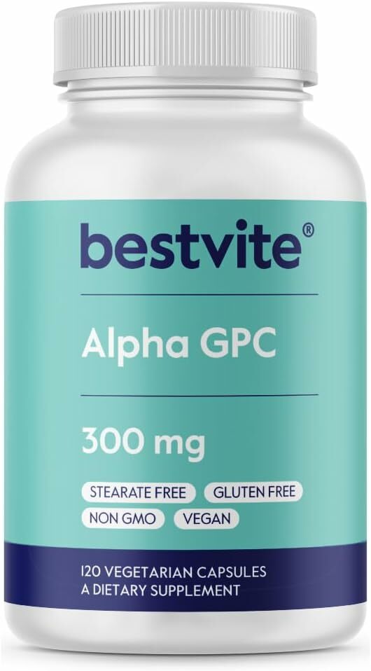 [預購] BestVite α-甘油磷酸膽鹼 300毫克 120粒素食膠囊 Alpha GPC