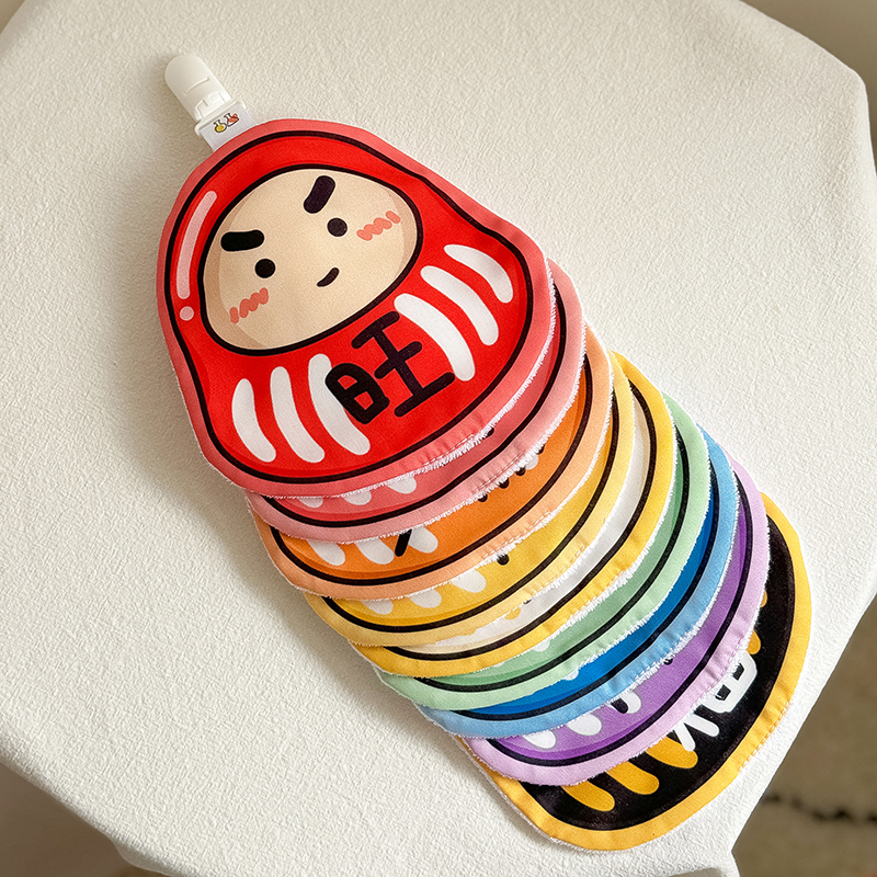 寶寶不倒翁手帕巾 | 幼稚園手帕夾