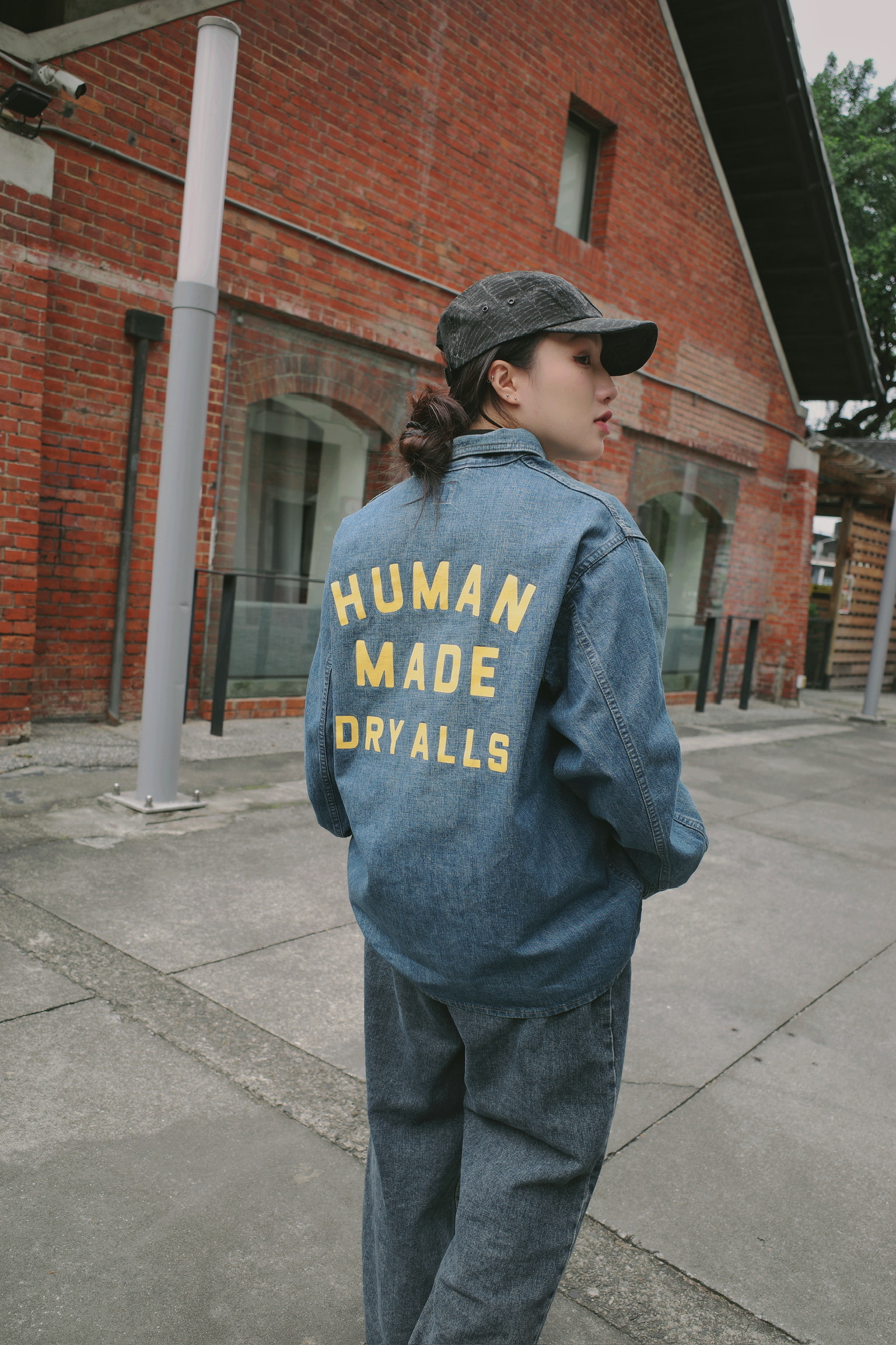 <快速出貨> HUMAN MADE 牛仔丹寧半領外罩