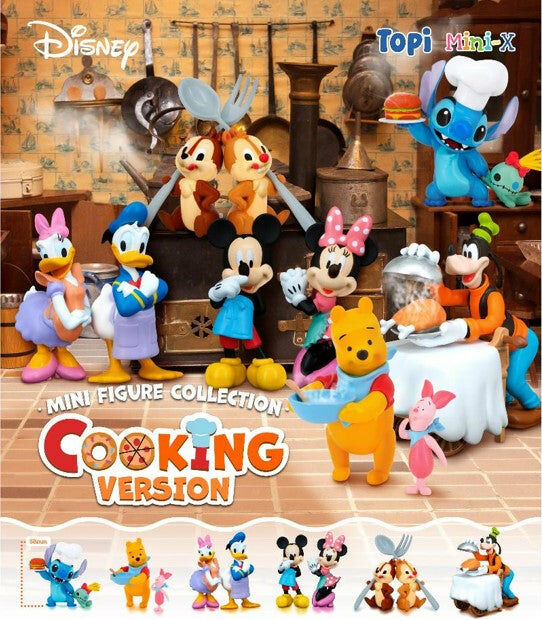 BANDAI 代理版 盒玩 迪士尼 迷你公仔收藏  Cooking ver. 隨機出貨