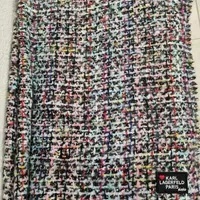 [S] KARL LAGERFELD L3WS7517-1BM SCARF,BLACK MULTI, 196788763548 (SKL947)