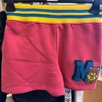 [S] MOSCHINO M BEAR PRINT SHORT PANTS,PINK MULTI, EA0336-0528-1206 (SM782)