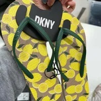 [S] DKNY LEMON FLIP FLOP,LEMON, KZD23F01-LEM (SD840)