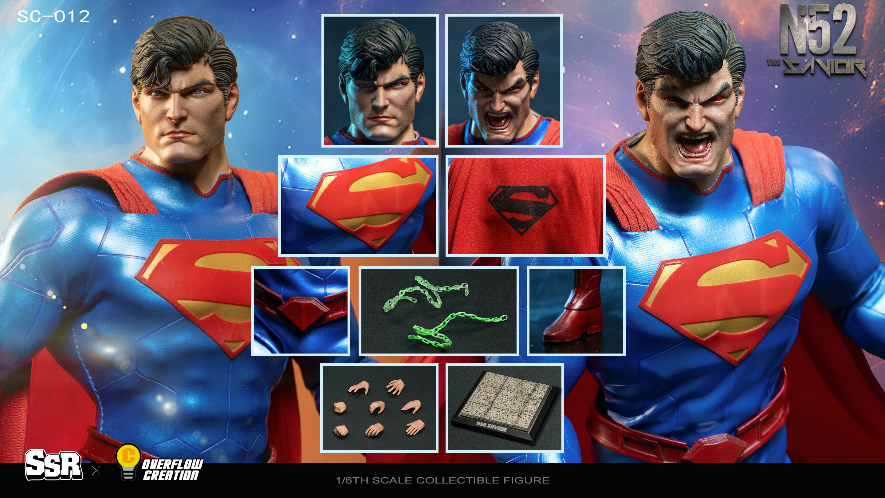 SSR New 52 Savior 1/6 Action Figure (SSC-011) SSR New 52 Savior 1/6 Action Figure (SSC-011)
