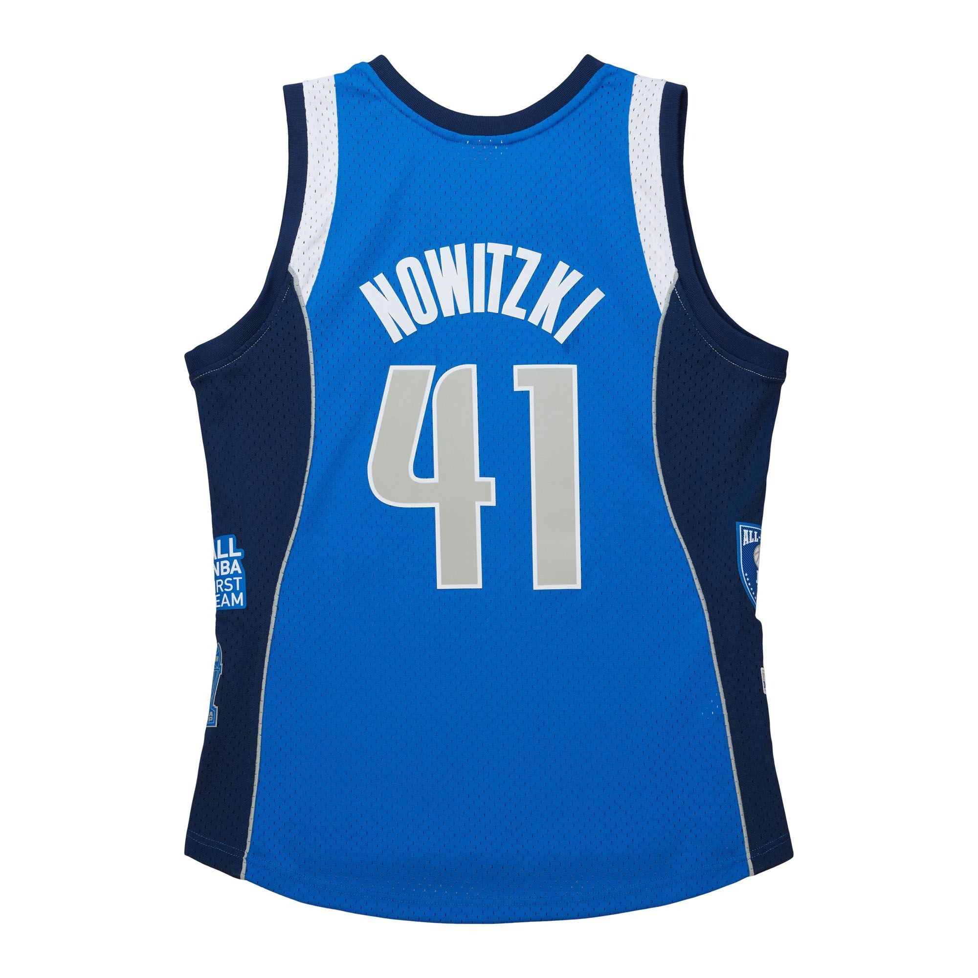 特瑞肥= Dirk Nowitzki 小牛名人堂98-19藍M&N Sw G2 球迷版熱轉球衣