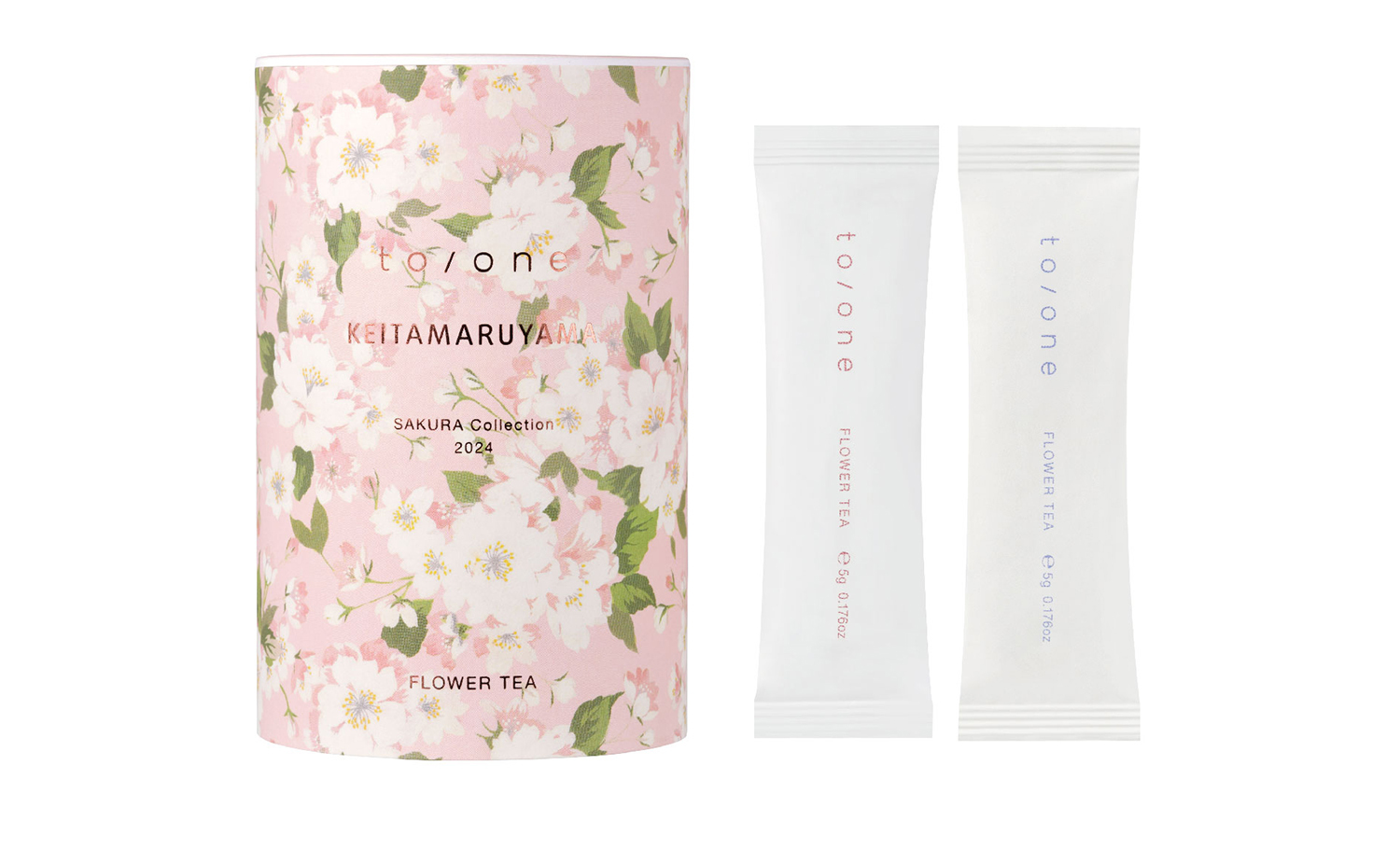 [限定] to/one x KEITA MARUYAMA Flower Tea 16 packets SAKURA COLLECTION 2024