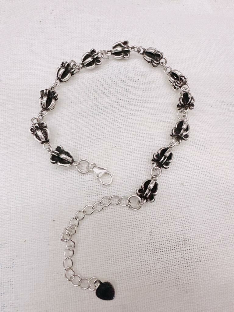 龍婆本廟開光加持 人緣桃花手純銀鏈