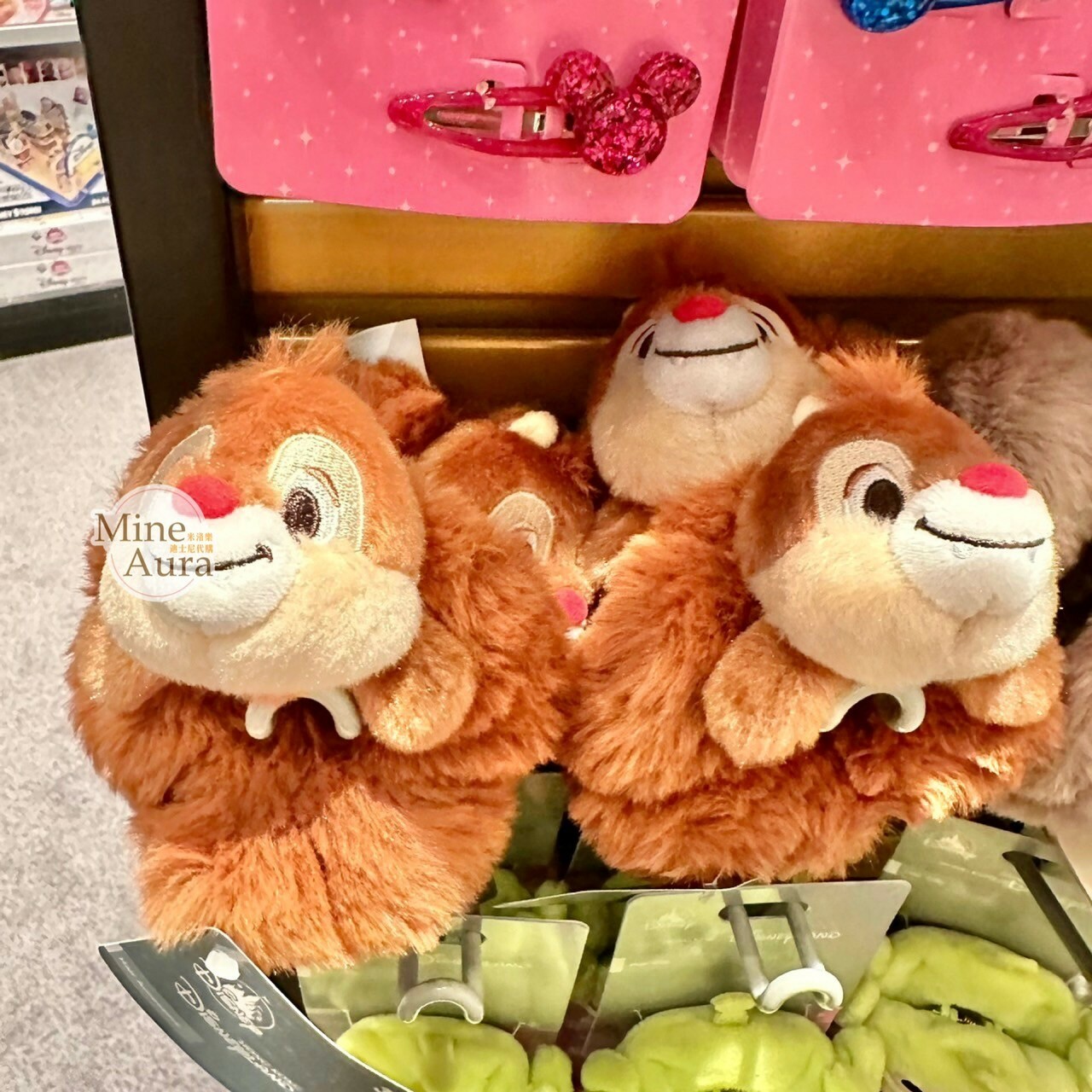 紅鼻 蒂蒂 Dale 絨毛大頭 毛球 造型 毛毛 髮束 大腸圈 髮飾 奇奇蒂蒂 Chip 'n Dale -香港迪士尼樂園