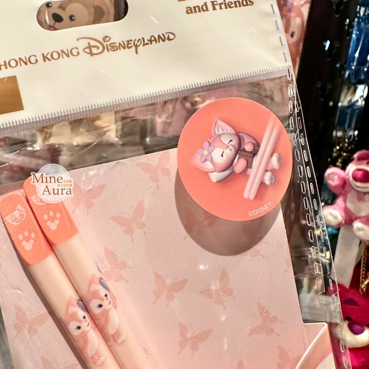 玲娜貝兒 Lina bell 筷子 + 造型筷架組 -香港迪士尼樂園