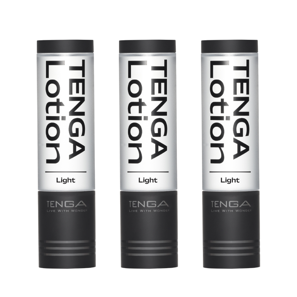 TENGA  LOTION 新杯趣專用潤滑液 [Light/輕盈黑]3入