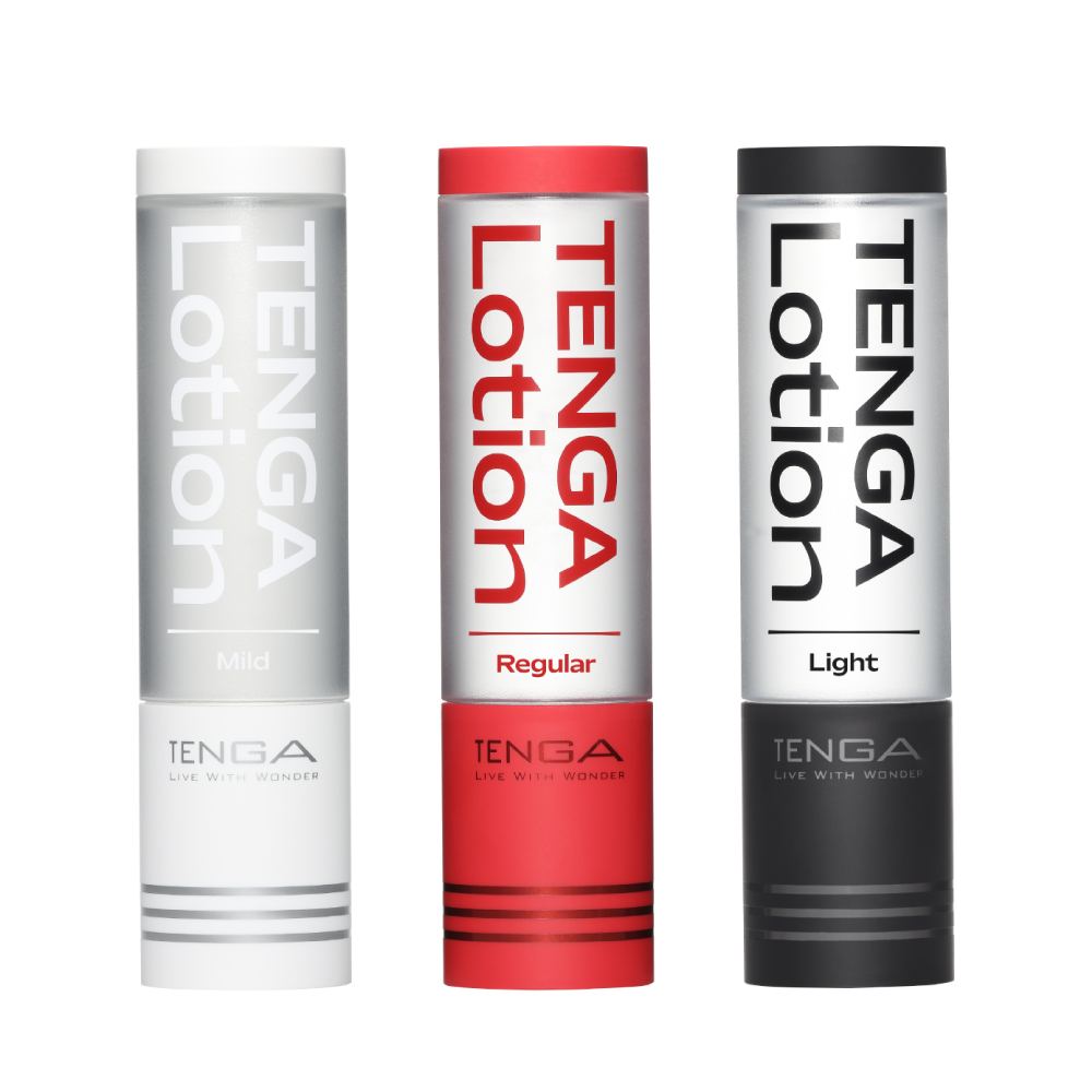 TENGA  LOTION 新杯趣專用潤滑液 3入組合包 (白紅黑）