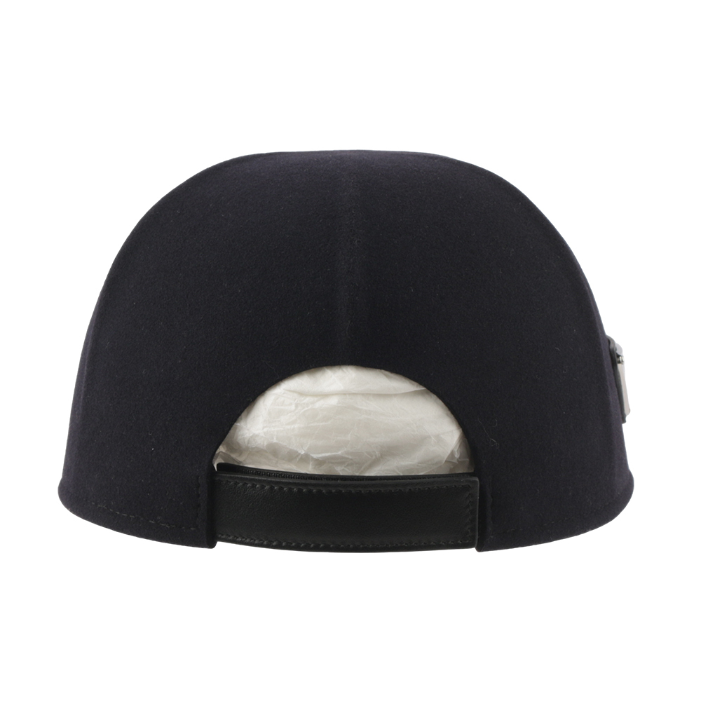 【PRADA】經典三角牌標誌棒球帽 M (海軍藍) 2HC249 2DUF F0008