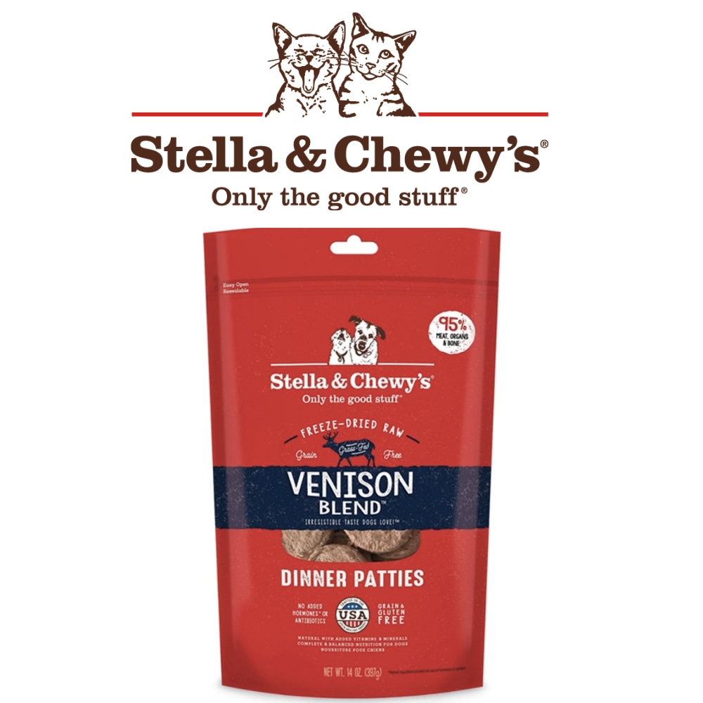 Stella & Chewy's -  美國凍乾狗用主糧 - 小鹿撞羊 (鹿肉)配方 (5.5oz/14oz)