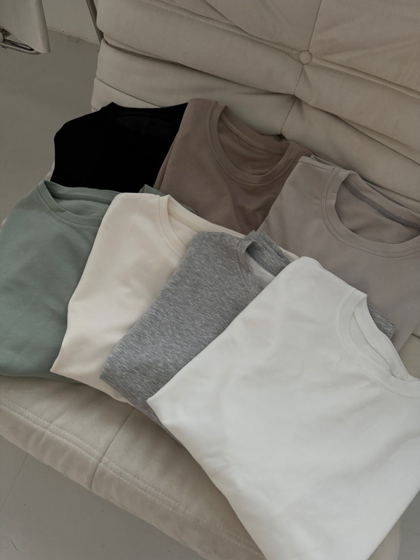 太空棉寬版素面T*7色