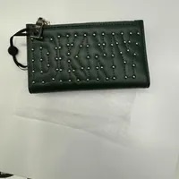 [S] DKNY R33QUX91 ELSA BIFOLD CARD HOLDER,GIANNI GREEN, 755404637498 (SD855)